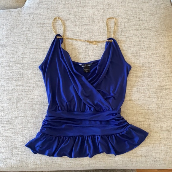 🪞 victorias secret silky cowl neck chain strap  top - Picture 6 of 8